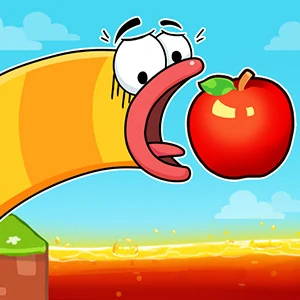 Apple Worm - free online game screenshot at Uiwnd