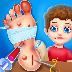 Baby Taylor Leg Injure - free online game screenshot at Uiwnd