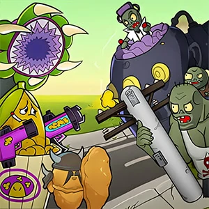 Mutant Plants Vs Zombie - free online game screenshot at Uiwnd